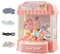 Siairo Claw Machine for Kids, Arcade Claw Machine Toys with Light and Music, Mini Doll Grabber with 12 Coins, 10 Dolls and 10 Capsules, Includes 1 USB Cable, Ages 3+