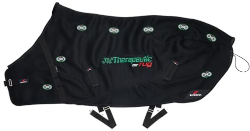Zandonà Therapeutic Air Rug Magneto Therapeutische Decke für Pferde, Erwachsene, Unisex, Schwarz, L