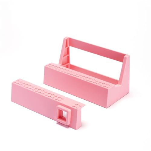 Mechanical Keyboard Display Stand, Custom Building Blocks Keyboard Holder(Pink)