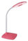 MeLiTec LED-Tischleuchte mit einstellbarer Lichtfarbe und flexiblem Arm, Koralle
