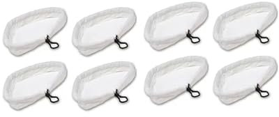 YIKRAOS Coussinets de Rechange for Balai à Vapeur Accessoires compatibles avec Steamboy X5 Compatible avec H2O H20 S302 S001 SKG 1500W Steam Mop(8 PCS)