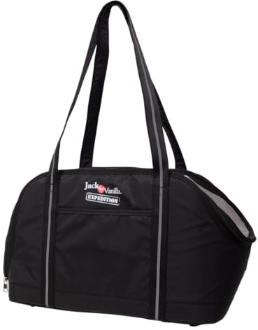JACK AND VANILLA, Bequemer Trekkingträger mit gepolsterten Schultergurten, geräumigen Fächern und modernem Design, ideal für Sport und Reisen, U, schwarz, Modell Sport Expedition