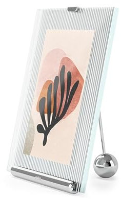 Umbra Flute Bilderrahmen aus Glas, Chrom, 10x15/13x18 cm