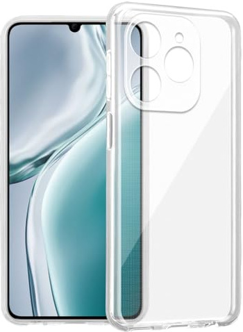 Cadorabo Hülle kompatibel mit Oukitel C50 Hülle Silikon Handyhülle für C50 Case, Kratzfeste und stoßfeste Schutzhülle für Oukitel C50 - VOLL TRANSPARENT