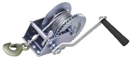 Alipis Treuil Manuel Avec Câble Métallique Pour Vtt Treuils De Remorque De Remorquage Lourds Manivelle Facile à Manipuler