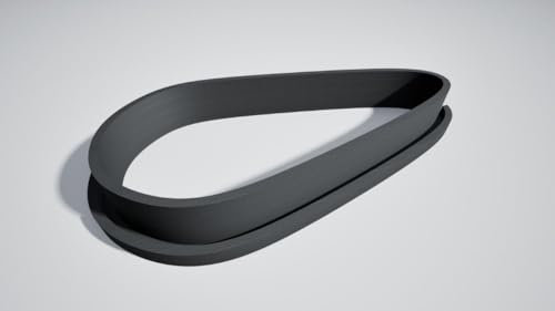 Maniglie di Chiusura in ABS per Fiat Topolino, Citroen AMI, Opel Rocks, Set di 2 Pezzi con Perni di Fissaggio, Nero