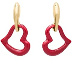 Kate Spade New York Amour Drops Earrings (Dark Scarlet)