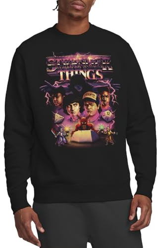 Stranger Things Season 5 - Group Thunder Metal Band Männer Sweatshirt schwarz