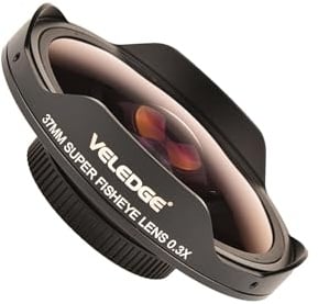 lmoikesz Vidvinkeladapter Objektiv ger oöverträffad skarp bildkvalitet Vidvinkelvideokameror Visual Horizons-videokameror Videoadapter, 37 MM