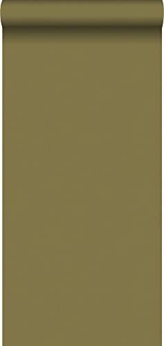Origin papier peint uni jaune ocre 53 cm x 10,05 m Wallcoverings