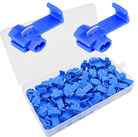 Senven 60pcs Terminale connettore connettore rapido filo di bloccaggio scozzese, connettore filo, connettore ramo connettore rapido - 60pcs blu