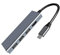 USB C Hub – FAGORY Portable 7-In-1 Aluminum 4K 3.0 USB C to HDMI Adapter with 3 USB Port, SD/TF Card Reader, Functional USB Connector for MacBook Pro/Air, Samsung, USB-C Devices, Nintendo and More