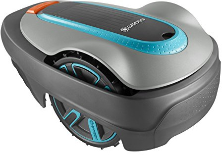 Gardena SILENO City 300 - Mähroboter für Rasenflächen bis 300 m², Steigungen bis zu 35 Prozent, Schnitthöhe 20-50 mm, LCD-Display, Diebstahlschutz, inklusive Begrenzungsdraht, Haken und Verbinder
