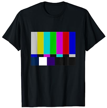 Lustiges TV Testbild T-Shirt