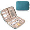 BAGSMART Small Travel Electronics Cable Organizer Bag for Hard Drives, Cables, USB Cable, SD Card (Lake Blue -)