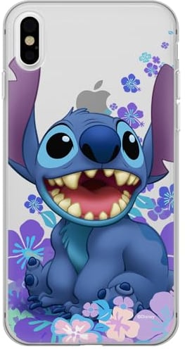 ERT GROUP mobile phone case for Apple Iphone X/XS original and officially Licensed Disney pattern Stitch 001 optimally adapted to the shape of the mobile phone, partially transparent