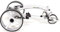 Master Caddy - Basic Lithium Chariot électrique Golf en alliage d'aluminium Couleur Silver, avec batterie au lithium