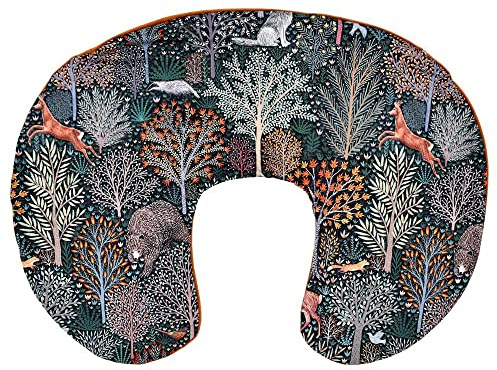 iEvolve Nursing Pillow Cover Breast feeding Pillow Support Positioner lounger cover for Baby Boy Girl, Cover Only(Forest Animal)