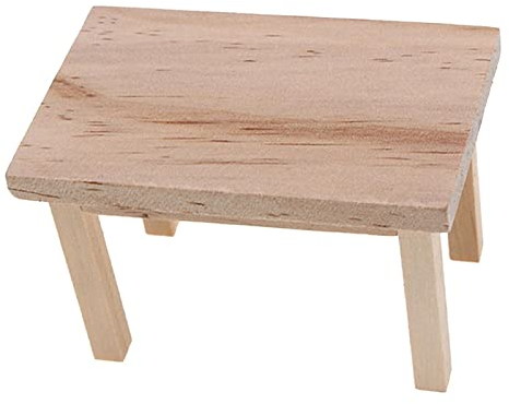 SM SunniMix 1/12 Puppenhaus Tisch Kinder Spielen Spielzeug Dekoration Modell Puppenhaus Möbel