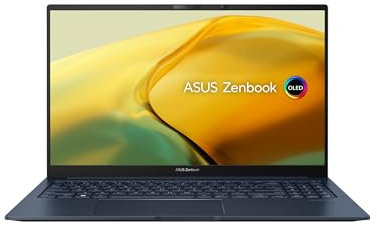 Asus Zenbook 15 OLED UM3504DA-MA438W 15.6 Pouces 2.8K OLED PC Portable (Processeur AMD Ryzen 7 7735U 2.7GHz, 32GB RAM DDR5, 1TB SSD NVMe, AMD Radeon Graphics, Windows 11 Home) – Clavier AZERTY