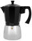 Bidasoa Tribeca Cafetera Aluminio Y Acero 9 Tazas Aluminio Apto Inducción Apto Gas
