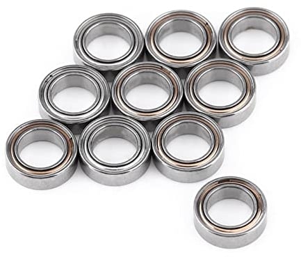 TKSE Kugellager, 10 Stück Mr85zz Metall Geschirmt Rillenkugellager Mini Kugellager Doppelt Abgeschirmte Für 3d-drucker Modellbau Quadcopter Oder Schiffsmodell 5x8x2,5 Mm