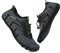Wasserschuhe Badeschuhe Damen Herren Strandschuhe Schnell Trocknend Drainagelöcher Strand Schwimmschuhe Meeresschuh Surfschuhe Poolschuhe Unisex Barfußschuhe für Kajakfahren Fitnessstudio Grau EU43