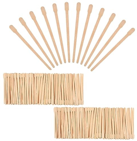 Holzspatel Waxing, Holzspatel, Wachs Spatel, 600 Stücke Holzspatel Für Haarentfernung, Holzspatel Haarentfernung, Spatel Holz, Wooden Waxing Sticks, Spatel Zur Haarentfernung, Kleine Wachs Spatel