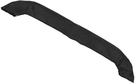 HERCHR Cubierta De Repuesto Superior Bimini, Tela Oxford Plegable A Prueba De Lluvia Parasol Toldo Bimini Storage Boot Funda de Repuesto para Bote, Equipo De Navegación (Negro)