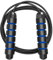 Corda per saltare fitness con cuscinetto in acciaio (blu)