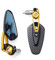 Motorrad Rückspiegel CNC Aluminium 7/8'' 22mm Carbon Muster Motorrad Seite Rückspiegel Griff Bar Motocross Seite Rückspiegel Anti-Glare Lenkerendenspiegel Motorrad (Farbe : Gold)