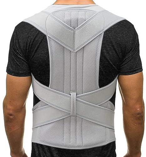 Große Größe XS-5XL, verstellbare Skoliose-Haltungskorrektur, vollständige Rückenstütze, Korsett für Männer und Frauen, Schulter, Hals, Schlüsselbein, Unterstützung der Wirbelsäule, Lendenwirbelsäule,