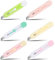Dimeho Klein Utility Messer 6 Pcs Cuttermesser Set Einziehbarer Brieföffner Gebrauchsmesser Tragbar Kartonöffner Cutter Brieföffner zum Öffnen Papier Umschlägen Paketen Kartons Taschens (6 Farben)