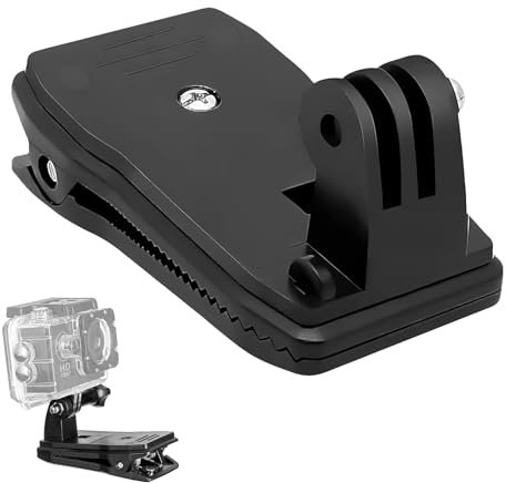 Supporto a spalla girevole a 360° per GoPro Hero 13/12/11/10/9/8/7/6/Mini, compatibile con Insta360 X4 X3, DJI OSMO Action 4/3, supporto a morsetto a sgancio rapido, accessorio Action Camera