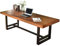 Gaming Schreibtisch Computertisch Massivholz Computer Schreibtisch Desktop Dicke 5cm Home-Office Schreibtisch Studie Schreibtisch Amerikanischen Stil Langen Tisch Gaming Tisch Bürotisch(140x70x75cm)