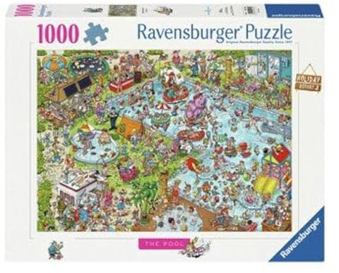 Ravensburger Puzzle Holiday Resort 3: The Pool - Puzzle - 1000 Teile