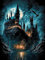 SUMELAY Diamond Painting Erwachsene, 5D DIY Diamant Painting Bilder, Diamond Art Zauber Akademie, Bausätze für Diamantmalerei, Diamant Malerei für Haus Dekoration 30x40cm