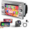 Android 13 Autoradio, für Ford Fiesta Focus Mondeo Transit Kuga C-Max S-Max, 7 Zoll Touchscreen Radio, mit GPS Navigation WiFi Bluetooth Mirror Link FM RDS Split Screen, Rückfahrkamera(2+32GB) Silver