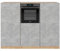 Vicco Küchenblock R-Line, Beton/Goldkraft Eiche, 180 cm ohne Arbeitsplatte
