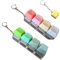 KPSRFG 2Pcs Keyboard Fidget Toy Set with Keychain, Mini Fidget Keyboards for Stress Relief, Portable Clicker Keychain Toy for Students, Office Workers, Fidget Lovers (7.4cm & 2cm Sizes)