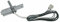 LUTH Premium Profi Parts Temperaturfühler kompatibel mit Siemens 00423842 Ptc mit Kabel für Backofen Herd