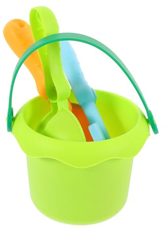 WOONEKY 1 Satz Sandspielzeug Set für Sandbucket mit Schaufel und Rechen für Strand Leicht und Tragbar Perfektes für Geburtstage und Feste Zufällige Farbe Zufällige Farbe