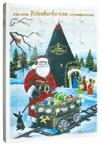 Räucherkerzen Adventskalender – Hochformat | Mit 24 verschiedenen Düften