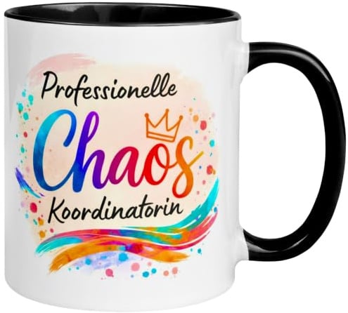 Professionelle Chaos Koordinatorin Tasse | Büro Geschenk Chefin | Beste Chefin Geschenk | Kaffeetasse Büro Frau