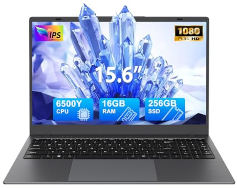 LEOXYN 15.6 Inch Laptop,Pentium Gold 6500Y Processor(Up to 3.4GHz) 16GB RAM 256GB SSD,170°Flip Schermo FHD 1920 * 1080,2*Type-c, 2*USB 3.2,BT 5.0,5000mAh Long-Battery