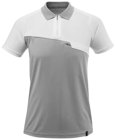 Mascot 17283-945-0806-L Polo-Shirt Advanced Größe in Weiß meliert, L