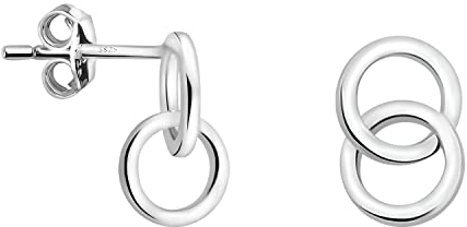 SOFIA MILANI - Damen Ohrringe 925 Silber - Ohrstecker als Kreis Rund - 20613
