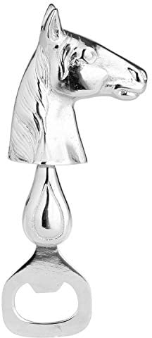 Hill 1975 Silver Nickel Horse Bottle Opener, METAL, Multi-Colour, One Size