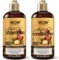 WOW Skin Science Ensemble de shampoing et après-shampooing à l'huile d'argan marocaine, Sans sulfate et parabène Brun 16,9 Fl Oz (Lot de 2)