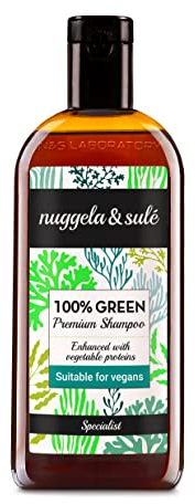 Nuggela & Sulé GREEN Shampoo – Volumen & Fülle. Vegan geeignet. Mit FO-TI, Anden-Maca und Nori-Alge. 1 x 250 ml